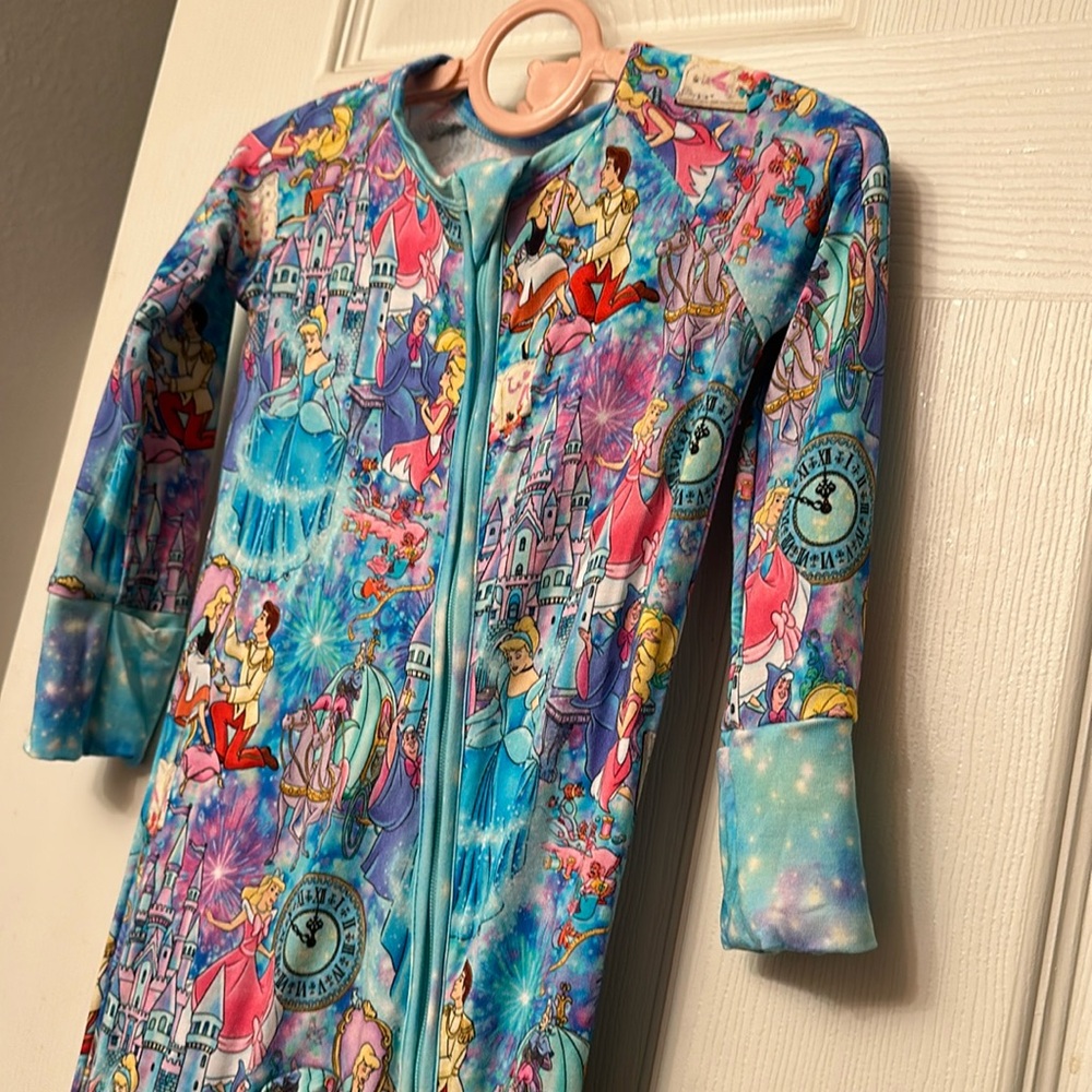 Sugar Swan Bamboo - Cinderella Print 6-12m EUC LIMITED PRINT 🦢🎋👸🏼